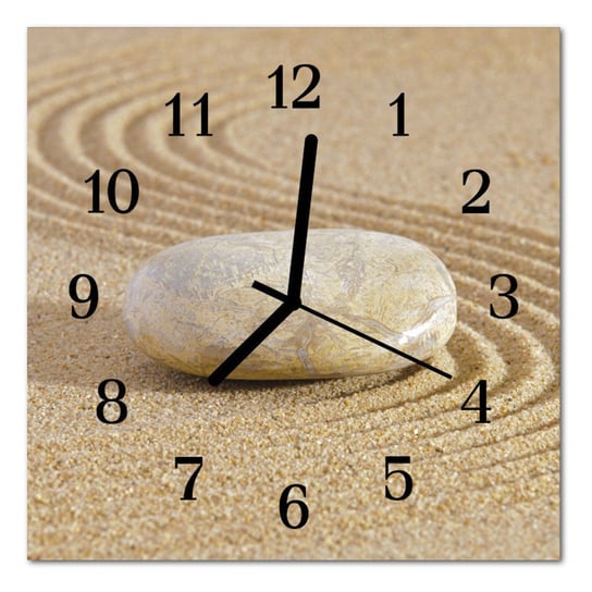 Zegar szklany ścienny Kamienny piasek Tulup