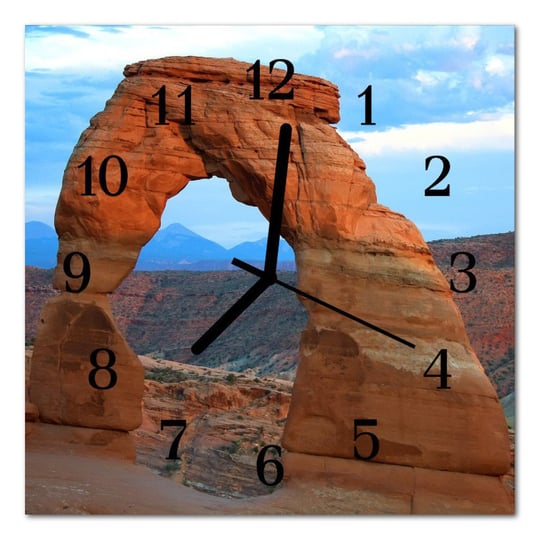 Zegar szklany ścienny Wielki kanion Krajobraz Tulup