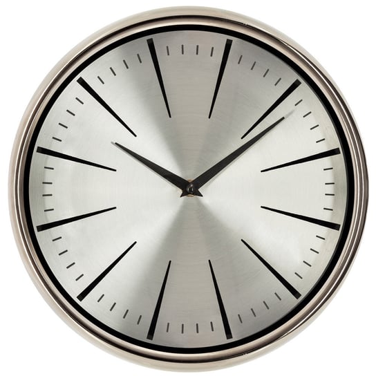 Zegar wiszący ATMOSPHERA CREATEUR D'INTERIEUR, srebrny, 30x30x8 cm Atmosphera Créateur d'intérieur