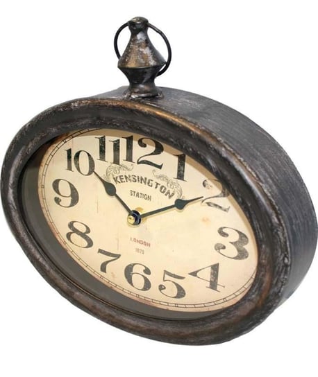 Zegar wiszący Retro, brązowy, 30x27x6 cm Art-Pol