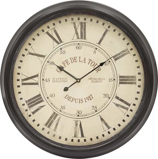 Zegar wiszący Retro, szary, 61,5x6,5 cm Art-Pol