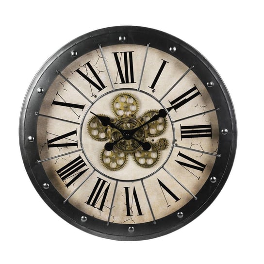 Zegar Wiszący Ścienny Do Salonu Duży Retro 57 cm H&S Decoration