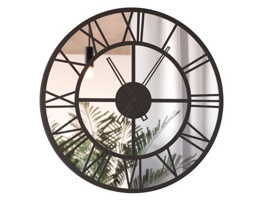Zegar z lustrem ścienny metalowy Roma Loft 60 cm Inna marka