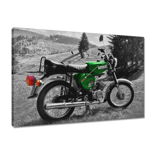 Zegar Zielony Simson S51 E, 60x40cm ZeSmakiem