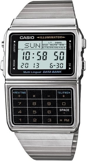 Zegarek Casio DBC-611E-1EF DataBank Kalkulator Casio Vintage