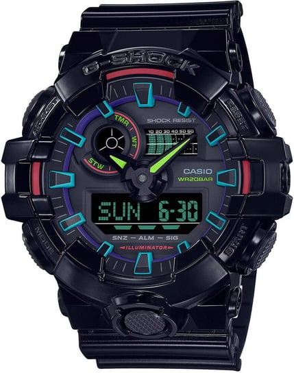 Zegarek Casio G-Shock GA-700RGB-1AER Casio