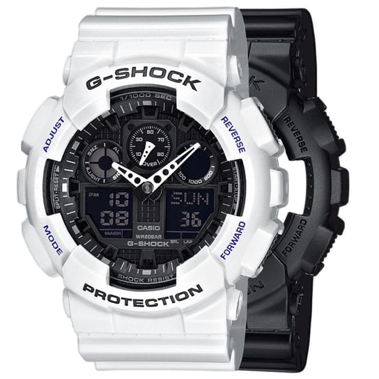 Zegarek Casio G-Shock SET GA-100-1A1ER + BEZEL 10347600 + PASEK 10347710 20BAR Casio