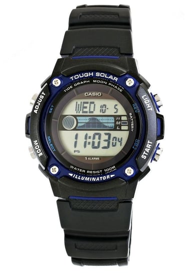 Zegarek Casio W-S210H-1AVEG Do pływania SOLAR Unisex Casio