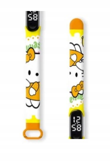 Zegarek cyfrowy LED Hello Kitty Żółty Inna marka