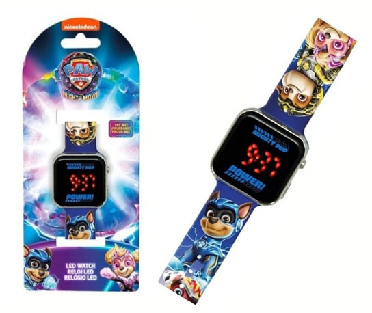 Zegarek Cyfrowy Led Na Rękę Psi Patrol Z Kalendarzem Dla Dzieci Psi Patrol