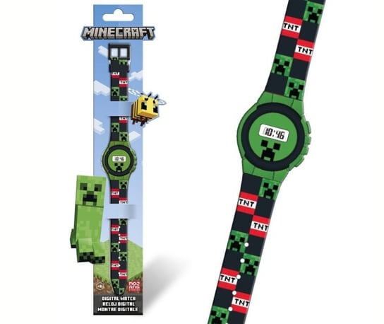 Zegarek Cyfrowy Na Rękę Minecraft Dla Dzieci Minecraft