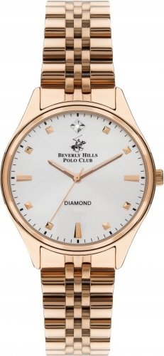 Zegarek damski BEVERLY HILLS BP3390C.430 różowe złoto fashion na prezent BEVERLY HILLS POLO CLUB