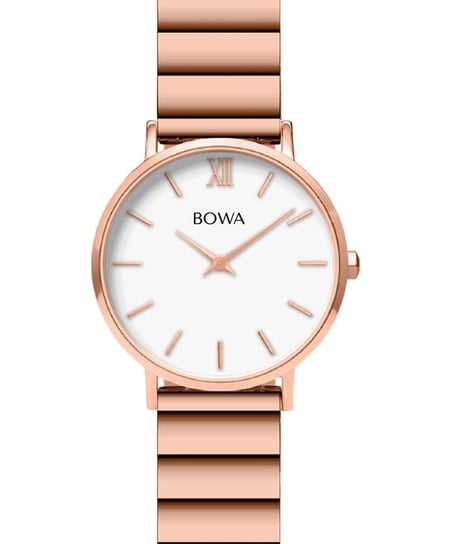 Zegarek damski BOWA LO337-27-167S LONDON, różowe złoto BOWA