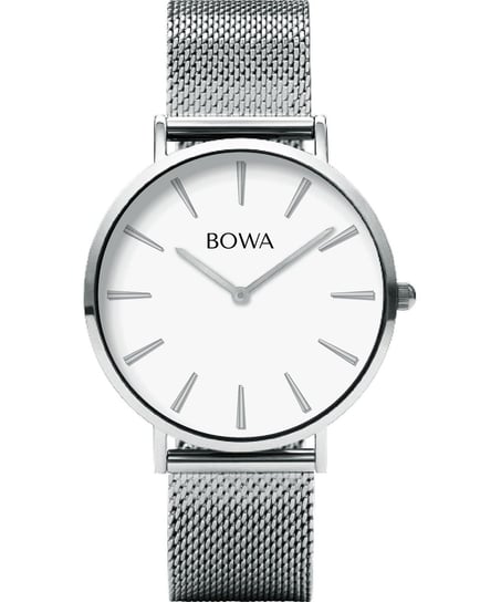 Zegarek damski BOWA NY385-25-185M NEW YORK, srebrny BOWA