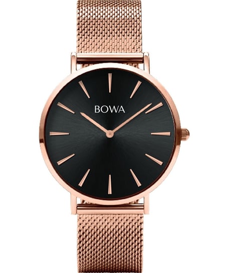 Zegarek damski BOWA NY387-17-187M NEW YORK, różowe złoto BOWA