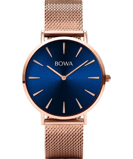 Zegarek damski BOWA NY387-37-187M NEW YORK, różowe złoto BOWA