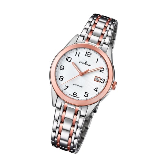 Zegarek damski Candino Classic C4617/1 stal szlachetna różowe złoto analogowy UC4617/1 Candino