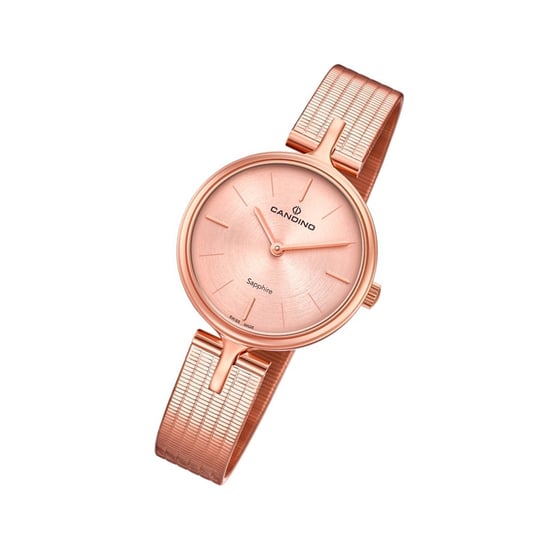 Zegarek damski Candino Elegance C4645/1 stal szlachetna różowe złoto analogowy UC4645/1 Candino