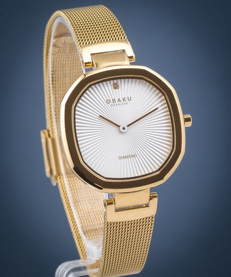 Zegarek Damski Obaku Brilliant Gold Diamond Obaku