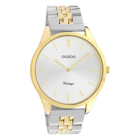 Zegarek damski Oozoo Timepieces analogowy metal srebrny złoty UOC9984A Oozoo