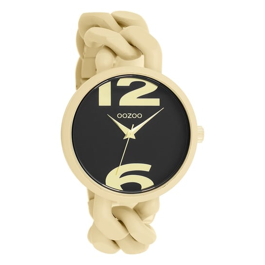 Zegarek damski Oozoo Timepieces analogowy plastikowy złoty UOC11266 Oozoo