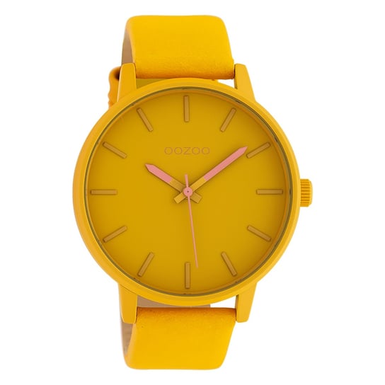 Zegarek damski Oozoo Timepieces Analogowy Skóra żółty UOC10380 Oozoo