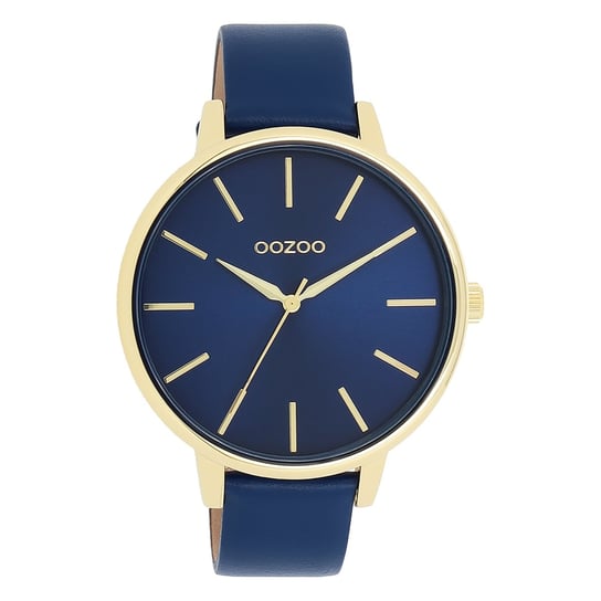 Zegarek damski Oozoo Timepieces analogowy skórzany niebieski UOC11292 Oozoo