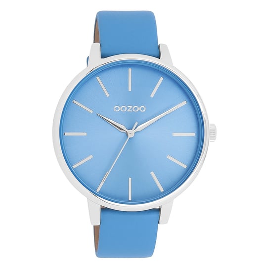 Zegarek damski Oozoo Timepieces analogowy skórzany niebieski UOC11296 Oozoo