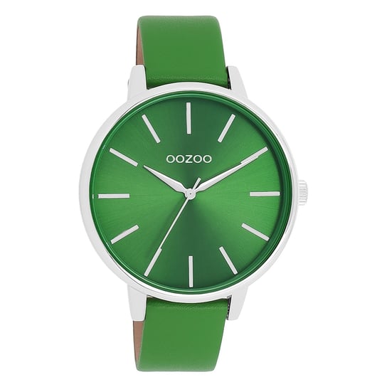 Zegarek damski Oozoo Timepieces analogowy skórzany zielony UOC11297 Oozoo