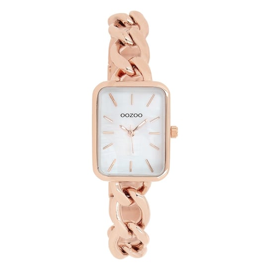 Zegarek damski Oozoo Timepieces analogowy ze stali nierdzewnej w kolorze różowego złota UOC11134 Oozoo