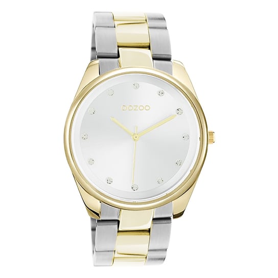 Zegarek damski Oozoo Timepieces C10960 analogowy stal nierdzewna srebrno-złoty UOC10960 Oozoo