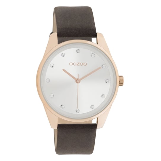 Zegarek damski Oozoo Timepieces C11048 analogowy skórzany brązowy UOC11048 Oozoo