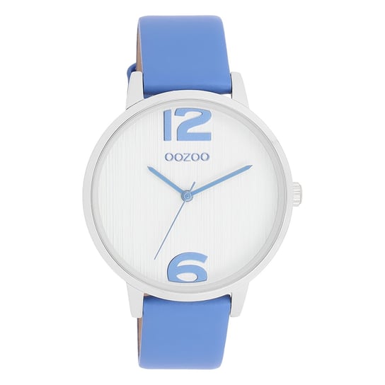 Zegarek damski Oozoo Timepieces Zegarki analogowe skórzane niebieskie UOC11235 Oozoo