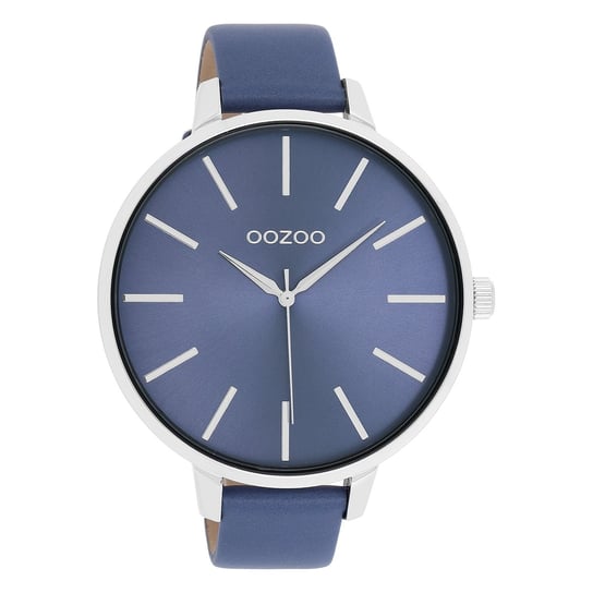 Zegarek damski Oozoo Timepieces Zegarki analogowy skórzane ciemnoniebieskie UOC11074 Oozoo