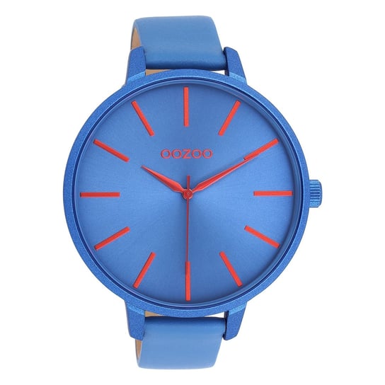 Zegarek damski Oozoo Timepieces Zegarki analogowy skórzane niebieskie UOC11163 Oozoo