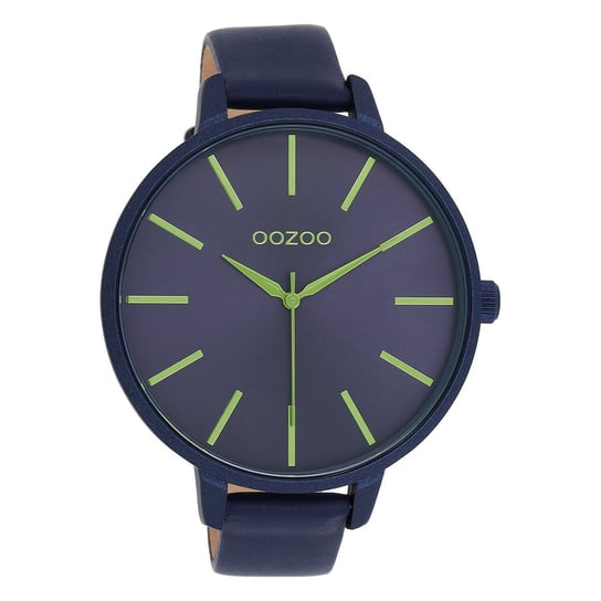 Zegarek damski Oozoo Timepieces Zegarki analogowy skórzane niebieskie UOC11164 Oozoo