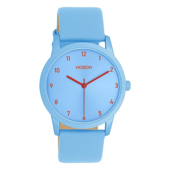 Zegarek damski Oozoo Timepieces Zegarki analogowy skórzane niebieskie UOC11168 Oozoo