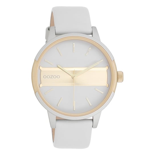 Zegarek damski Oozoo Timepieces Zegarki analogowy skórzane szare UOC11152 Oozoo