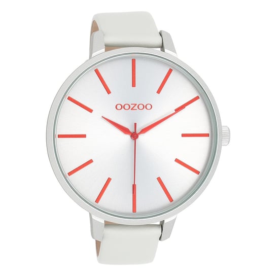 Zegarek damski Oozoo Timepieces Zegarki analogowy skórzane szare UOC11160 Oozoo