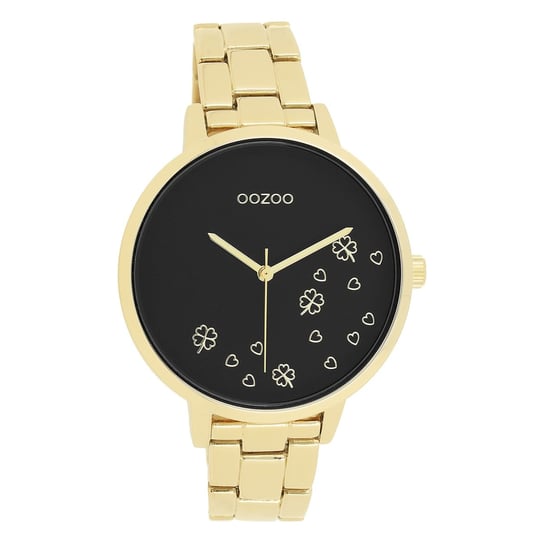 Zegarek damski Oozoo Timepieces Zegarki analogowy ze stali nierdzewnej w kolorze złotym UOC11124 Oozoo