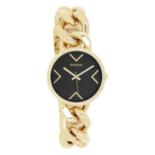 Zegarek damski Oozoo Timepieces Zegarki analogowy ze stali nierdzewnej w kolorze złotym UOC11128 Oozoo