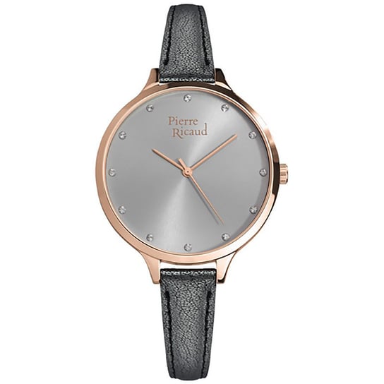 Zegarek Damski Pierre Ricaud P22002.9W44Q CYRKONIE szary PIERRE RICAUD