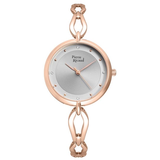 Zegarek Damski Pierre Ricaud P23001.9147Q CYRKONIE różowe złoto PIERRE RICAUD