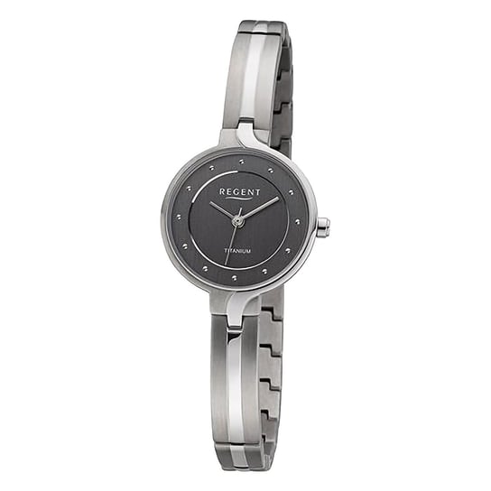 Zegarek damski Regent analogowy z metalową bransoletą w kolorze srebrnym URF1335 Regent