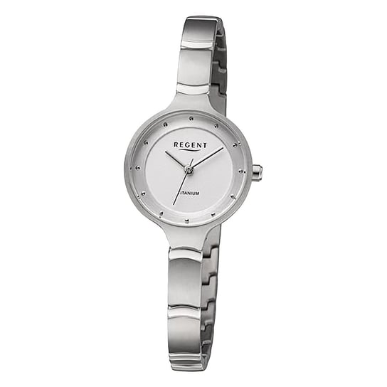 Zegarek damski Regent analogowy z metalową bransoletą w kolorze srebrnym URF1338 Regent