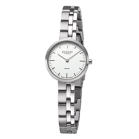 Zegarek damski Regent zegarki tytanowe GM-2123 zegarek na pasku tytanowym analogowy antracytowy URGM2123 Regent