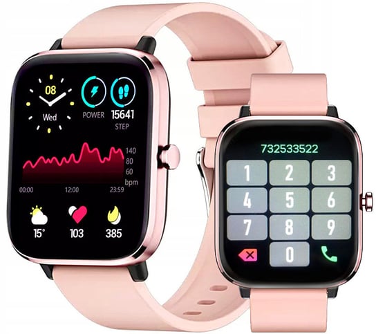 Zegarek Damski Smartwatch Rubicon Viona Rozmowy Pink Rubicon