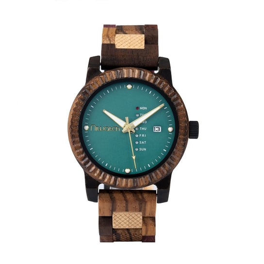 Zegarek drewniany Niwatch COLOUR  z datownikiem Niwatch