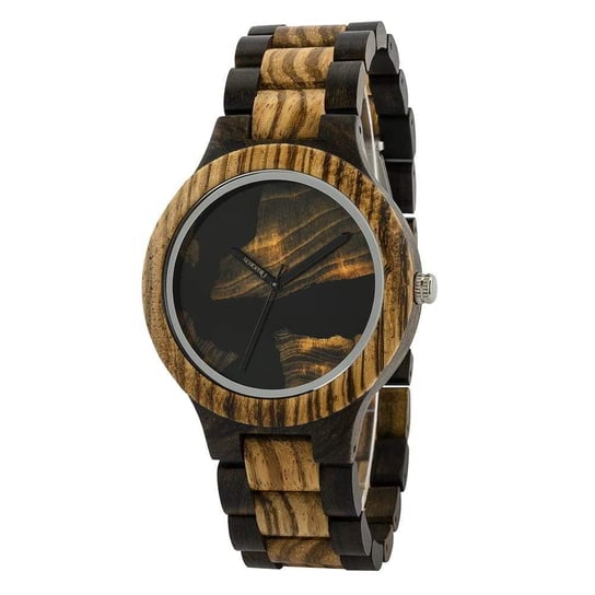 Zegarek drewniany Niwatch EPOXY na dwukolorowej bransolecie Niwatch