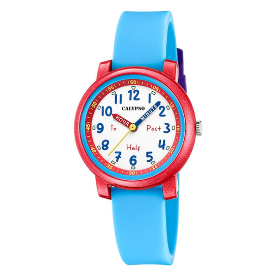 Zegarek dziecięcy Calypso plastikowy silikonowy niebieski Calypso Junior UK5827/4 Calypso